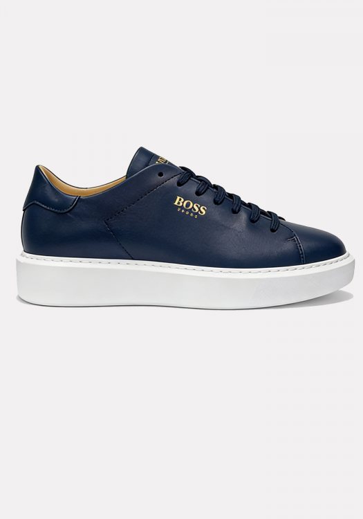 BOSS Shoes Δερμάτινα Sneakers της σειράς Sneakers - D5720 Navy Garda