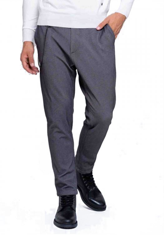 Culton Slim Fit Tap Man Pant - Grey 663