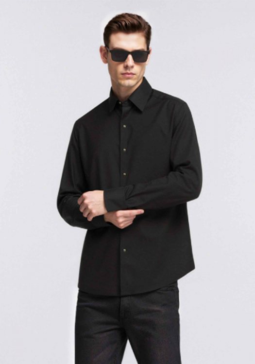 Karl Lagerfeld Shirt της σειράς Basic - 605000 500699 990 Black