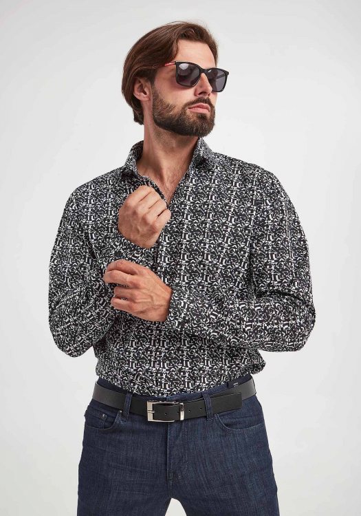 Karl Lagerfeld Πουκάμισο της σειράς Logo - 605000 533602 991 Black