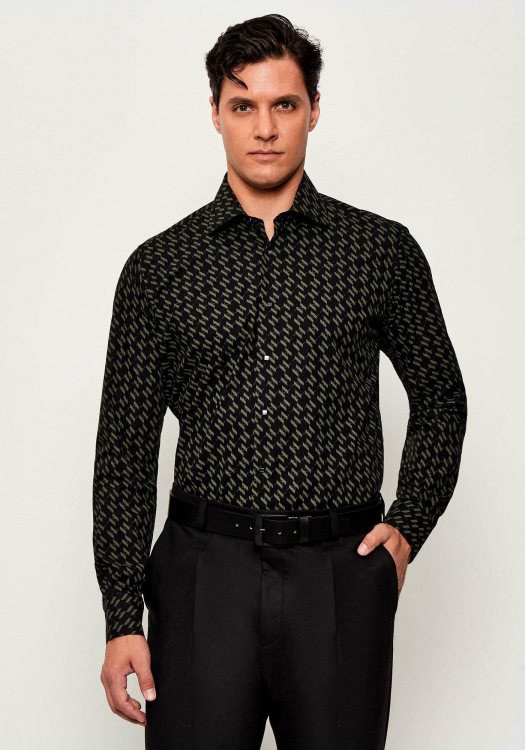 Karl Lagerfeld Shirt της σειράς Monogram - 605000 554668 995 Black