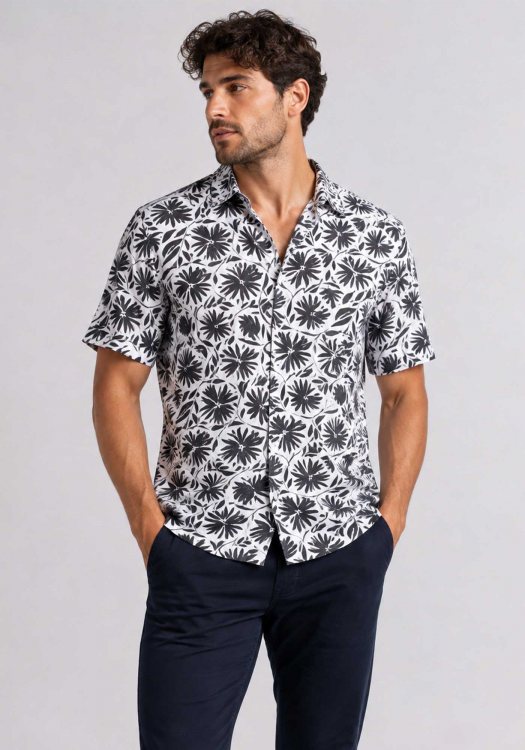 Karl Lagerfeld Πουκάμισο Modern 1/2 - 605521 562626 19 White