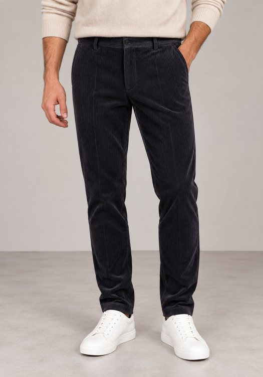 Fynch Hatton Chino Corduroy - 1610 2423 998 Charcoal