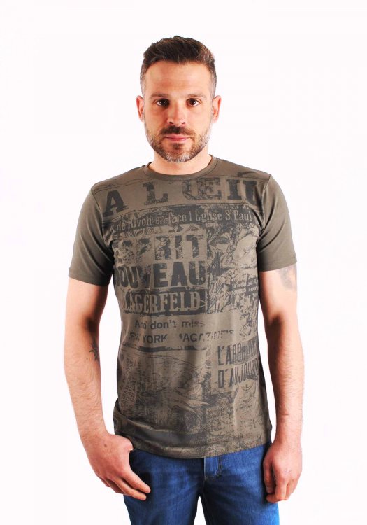 Karl Cotton-jersey T-shirt 63251 530