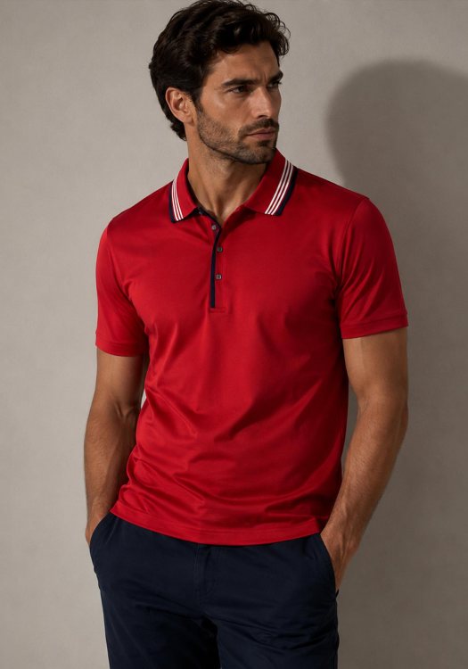 Karl Lagerfeld Μπλούζα Polo - 65207 501 36 Red