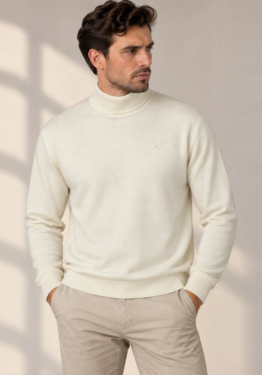 Karl Lagerfeld Ζιβάγκο Knit Rollneck - 655058 564399 80 Champagne