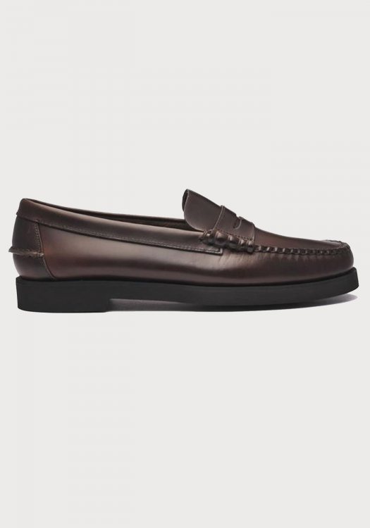Sebago Δερμάτινα Loafer της σειράς Dan Waxy - 7001H90 900 Brown 