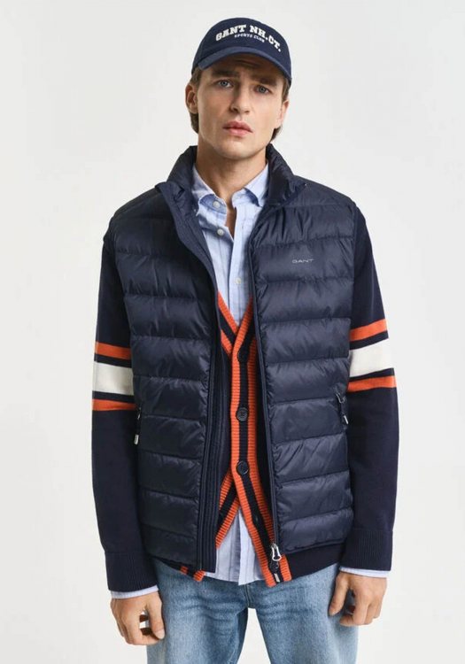 GANT Αμάνικο Μπουφάν της σειράς Light Down - 7006527 433 Evening Blue