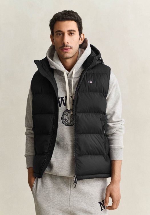 GANT Αμάνικο Μπουφάν Active Cloud - 7006663 005 Black