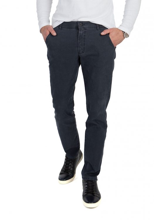 Παντελόνι Chino Garvey με λοξή τσέπη - 7011 Blue