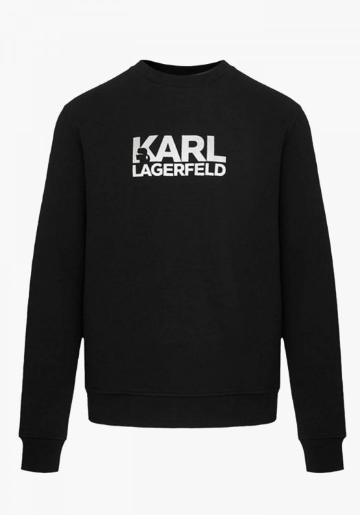 Karl Lagerfeld Hoodie της σειράς Sweat - 705091 554917 910 Silver Black