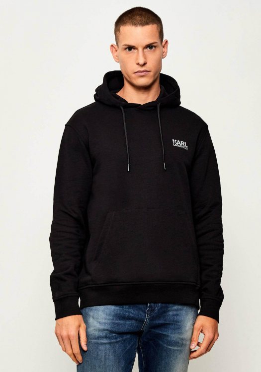 Karl Lagerfeld Hoodie της σειράς Crewneck - 705092 554917 910 Silver Black