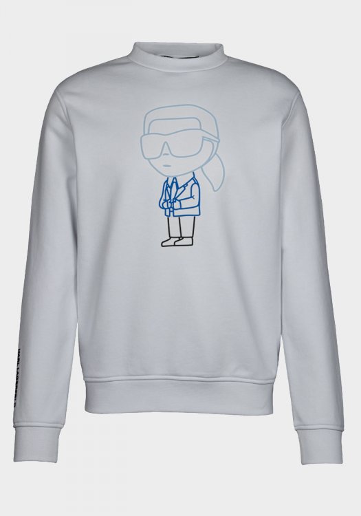 Karl Lagerfeld Hoodie της σειράς Crewneck - 705404 541900 10 White