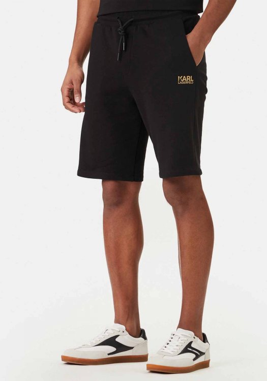 Karl Lagerfeld Sport Βερμούδα Sweat Shorts - 705783 562917 160 Black Gold