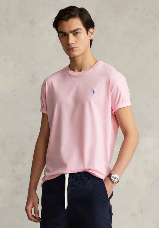 Polo Ralph Lauren Μπλούζα της σειράς Jersey Crewneck - 710671438 145 Pink