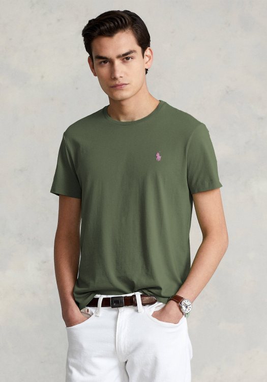 Polo Ralph Lauren Μπλούζα της σειράς Jersey Crewneck - 710671438 249 Green