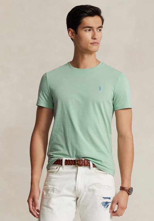 Polo Ralph Lauren Μπλούζα της σειράς Jersey Crewneck - 710671438 361 Celadon