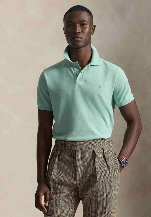 Polo Ralph Lauren Polo Μπλούζα Stretch Mesh - 710680784 513 Green