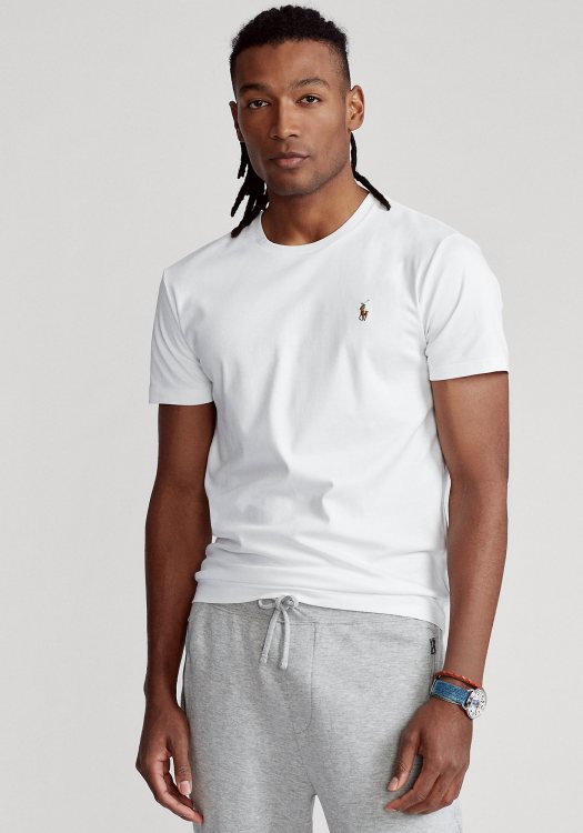 Polo Ralph Lauren Μπλούζα της σειράς Soft Cotton - 710740727 002 White