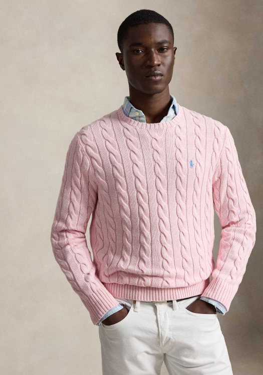 Polo Ralph Lauren Πλεκτή Μπλούζα Jumper - 710775885 543 Ballet Pink Heather