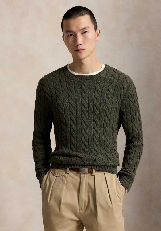 Polo Ralph Lauren Πλεκτή Μπλούζα Jumper - 710775885 554 Olive 