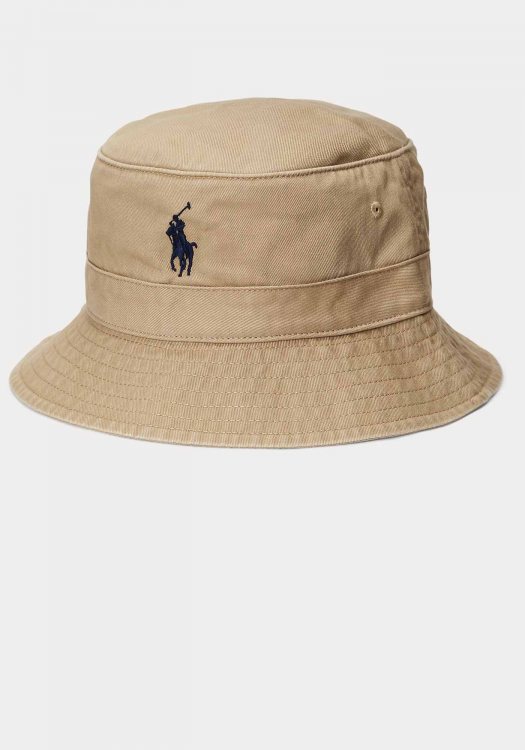 Polo Ralph Lauren Καπέλο της σειράς Bucket Hat - 710798567 014 Cafe Tan 