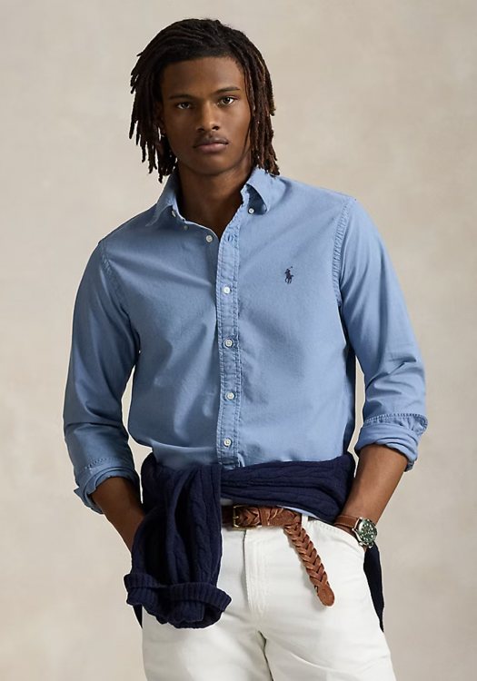 Polo Ralph Lauren Πουκάμισο της σειράς Oxford - 710805564 060 Channel Blue