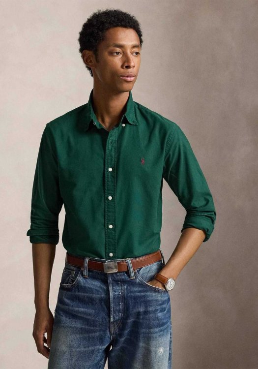Polo Ralph Lauren Πουκάμισο Oxford - 710805564 518 Green