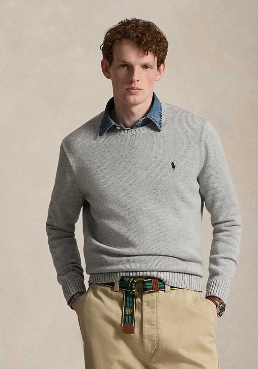 Polo Ralph Lauren Πλεκτή Μπλούζα Jumper - 710810846 004 Grey 