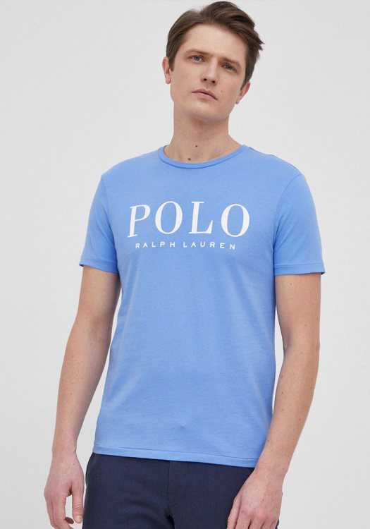 Polo Ralph Lauren Μπλούζα της σειράς Logo Jersey - 710860829 002 HRB is Blue