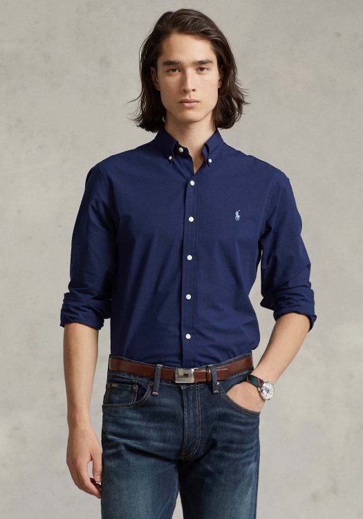 Polo Ralph Lauren Πουκάμισο της σειράς Poplin - 710928255 001 Navy