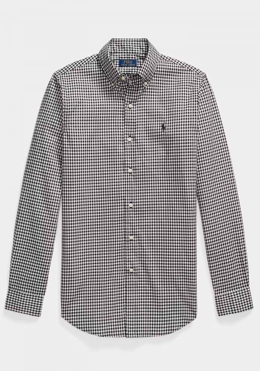 Polo Ralph Lauren Πουκάμισο της σειράς Check - 710953644 001 Nero/Blanc