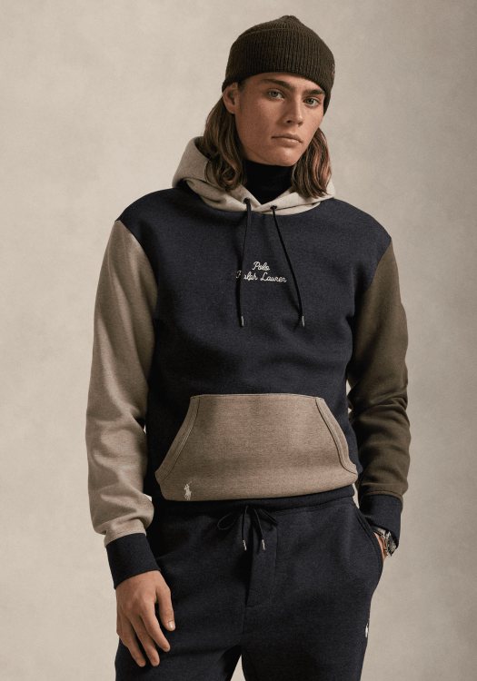 Polo Ralph Lauren Φούτερ της σειράς Double-Knit - 710957592 001 Black Marl