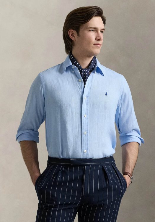 Polo Ralph Lauren Πουκάμισο της σειράς Linen - 710966294 008 Blue