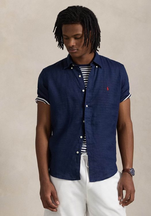 Polo Ralph Lauren Πουκάμισο της σειράς Linen - 710968912 001 Blue