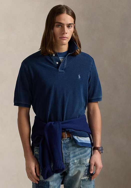 Polo Ralph Lauren Polo Μπλούζα της σειράς Mesh Polo - 710970582 003 Dark Indigo