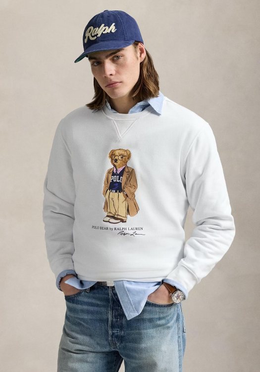 Polo Ralph Lauren Φούτερ της σειράς Bear - 710973161 001 White