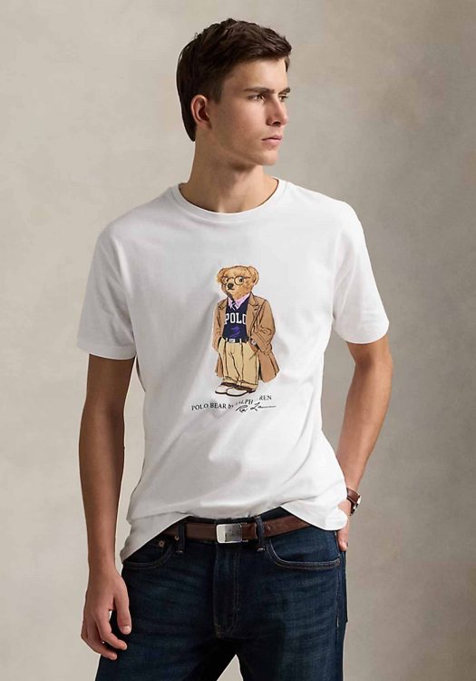 Polo Ralph Lauren Μπλούζα της σειράς Polo Bear - 710974584 001 White