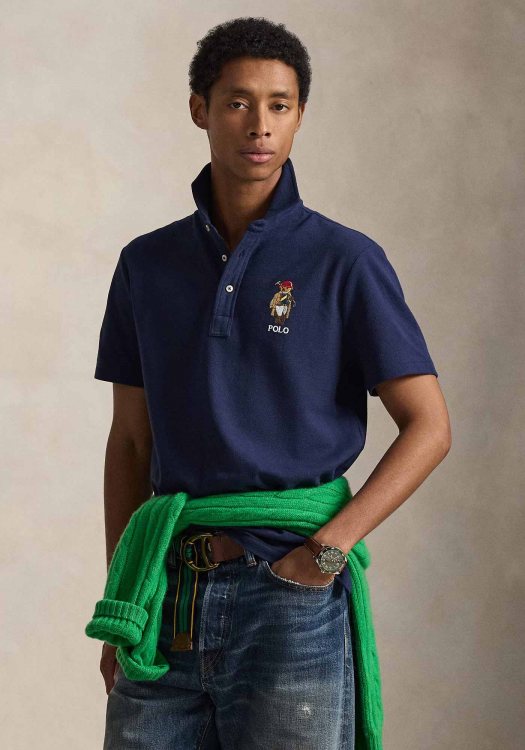 Polo Ralph Lauren Basic Polo Μπλούζα Bear - 710B16616 001 Blue