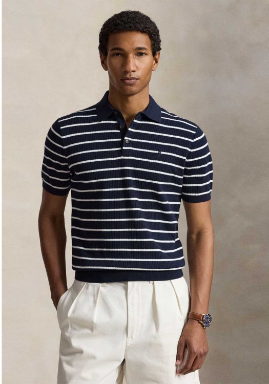 Polo Ralph Lauren Polo Μπλούζα  - 710B17976 001 Blue White