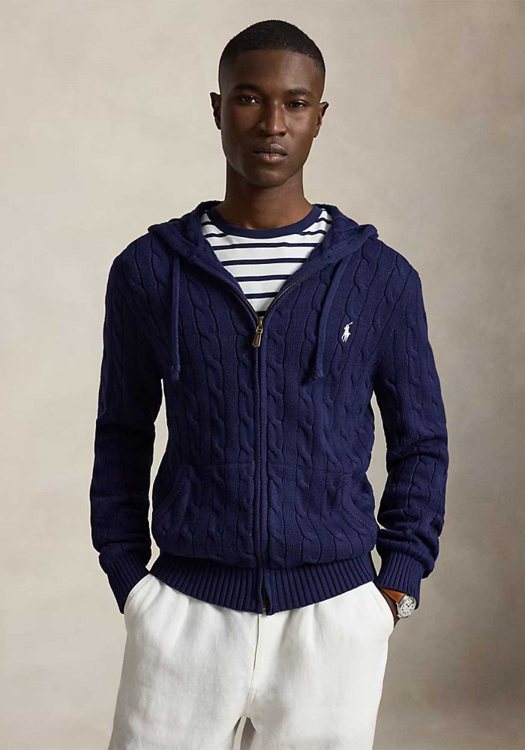 Polo Ralph Lauren Hooded Jumper - 710B18057 002 Blue