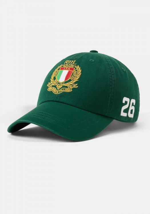 Polo Ralph Lauren Αθλητικό Καπέλο Italy Twill Ball - 710B21778 001 Green