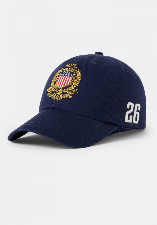 Polo Ralph Lauren Αθλητικό Καπέλο USA Twill Ball - 710B21782 001 Navy