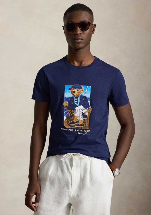 Polo Ralph Lauren Μπλούζα Bear - 710B21964 001 Blue