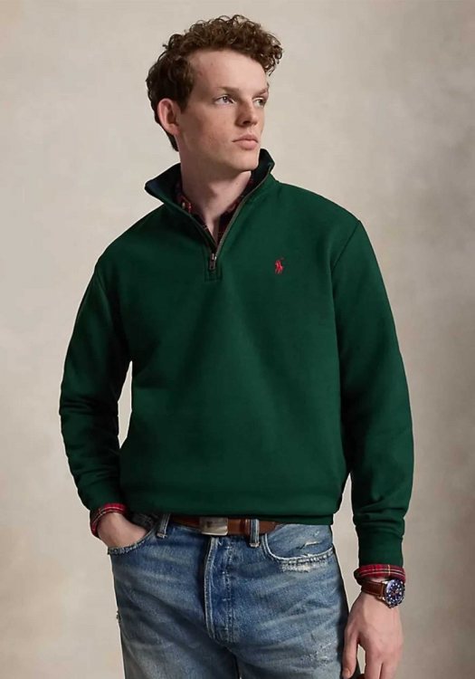 Polo Ralph Lauren Quarter Zip Fleece - 710B28291 002 Green