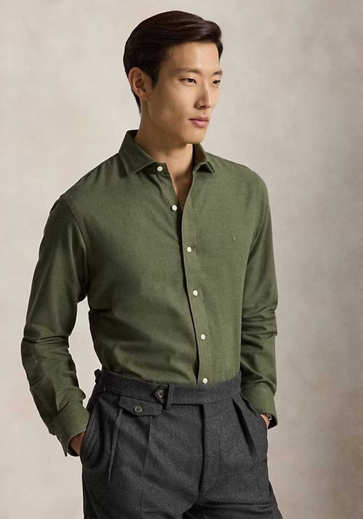 Polo Ralph Lauren Πουκάμισο Performance Twill - 710B30153 003 Green