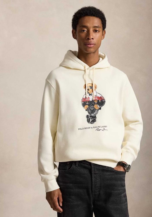 Polo Ralph Lauren Φούτερ  Bear - 710B30954 001 Clubhouse Cream