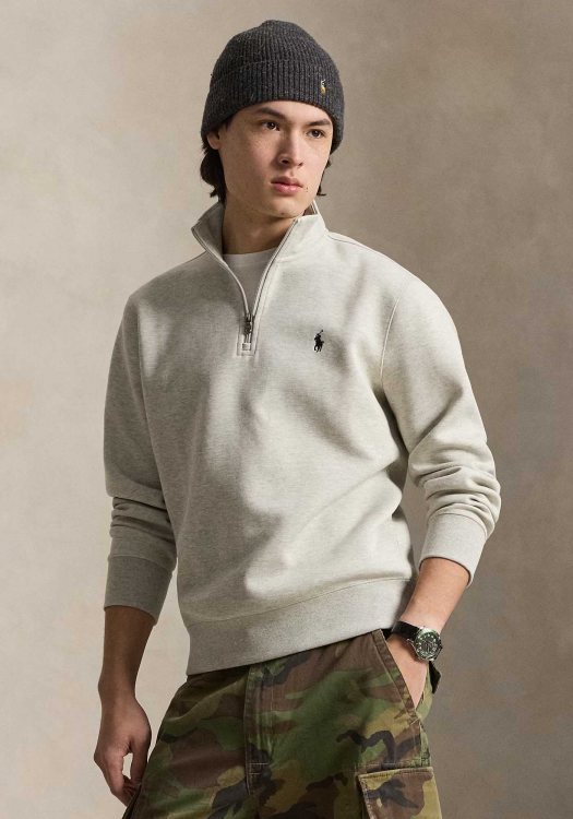 Polo Ralph Lauren Half Zip Quarter - 710P06234 003 Light Sport Heather