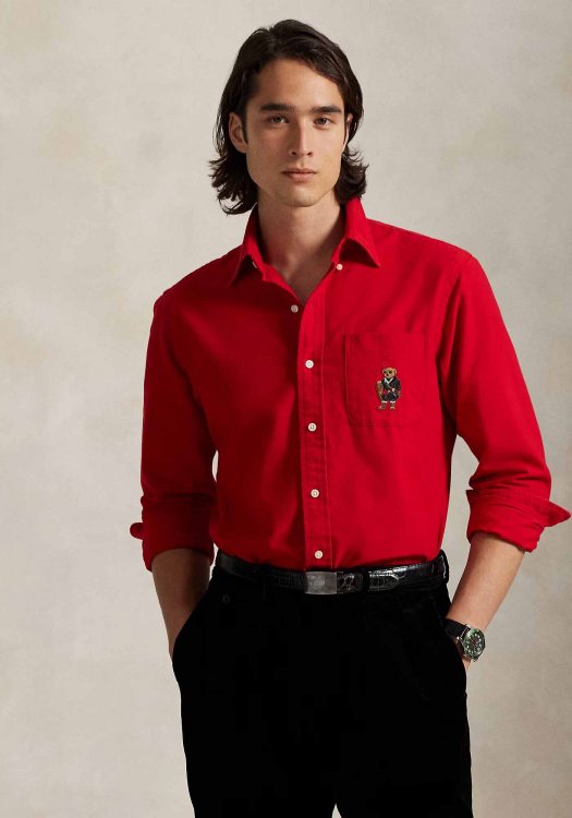 Polo Ralph Lauren Πουκάμισο της σειράς Oxford - 710P00662 004 Red