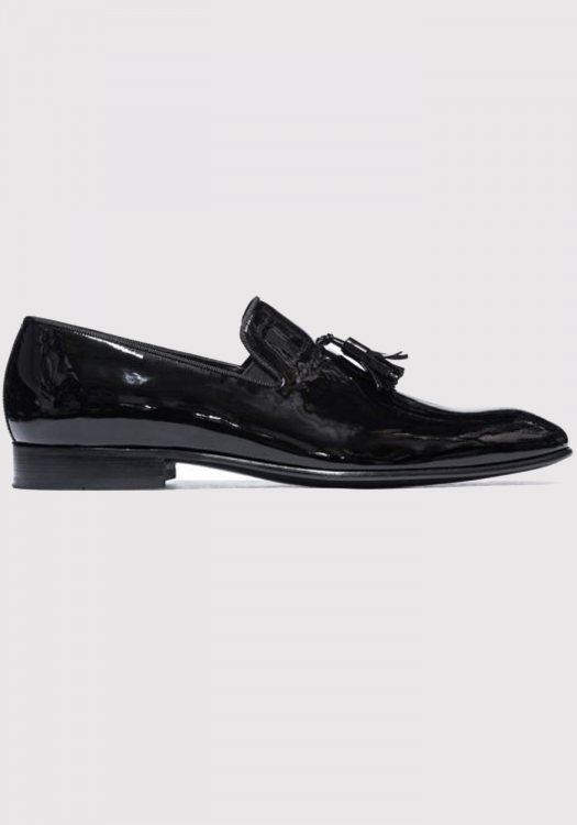 Perla Moda Λούστρινα Μοκασίνια της σειράς Moc - 4441VER Black